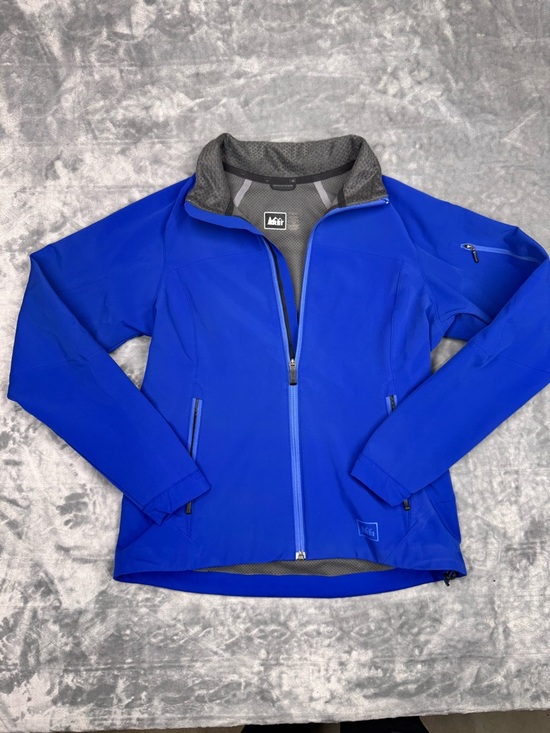 REI Jackets & Blazers - REI Women's Vibrant Soft Shell Blue Jacket